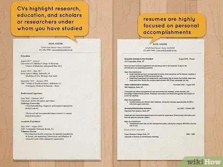 Image titled Write a CV for Medical School Step 1