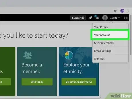 Image titled Cancel An Ancestry.com Membership Step 3