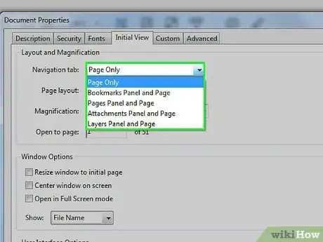 Image titled Set the Opening View of a PDF in Acrobat Professional Step 3