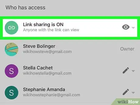 Image titled Unshare a Google Drive Folder on iPhone or iPad Step 4