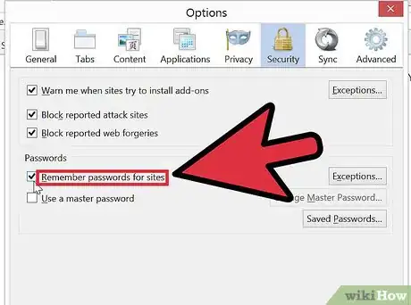 Image titled Change Your Security Settings on Firefox Step 7