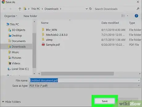 Image titled Save a File As a PDF Step 6