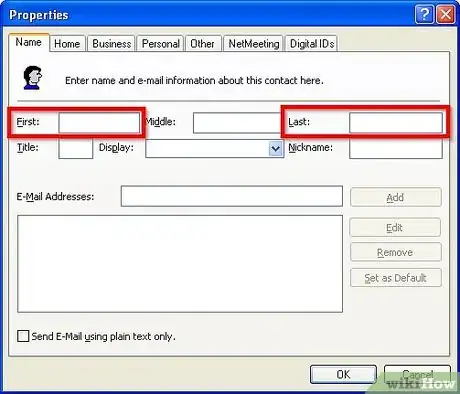 Image titled Add Addresses to Outlook Express Address Book Step 4