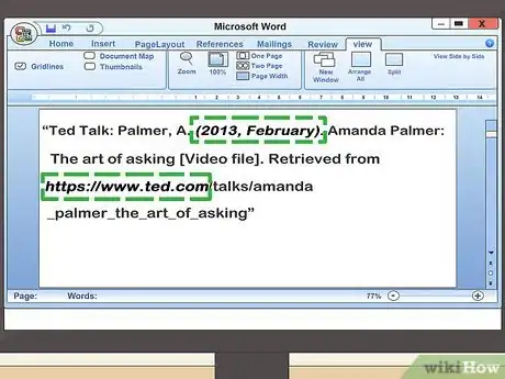 Image titled Cite a Video in APA Step 20