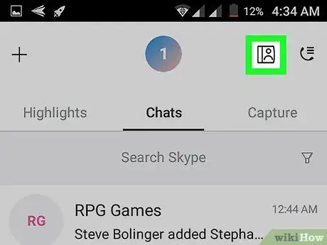 Image titled Mute a Call on Skype on Android Step 2
