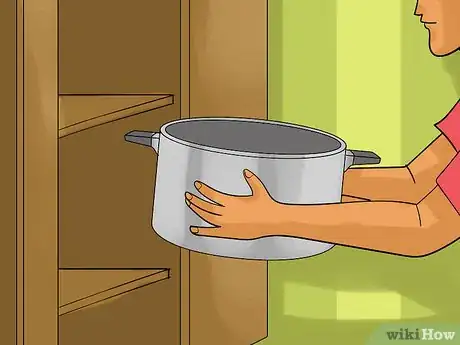 Image titled Organize the Pots and Pans Cabinet Step 3