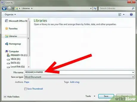 Image titled Save a Document in a Windows Based System Step 3