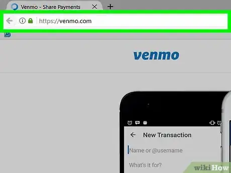 Image titled Add a Bank Account to Venmo on a PC or Mac Step 1