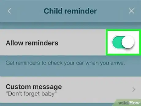 Image titled Get Child Reminders on Waze for iPhone Step 6