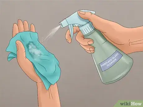 Image titled Clean Fireplace Glass Step 4