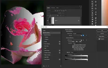 Image titled Underlying layer blend if photoshop cc.png