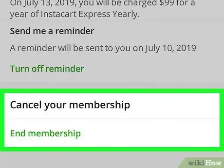 Image titled Cancel an Instacart Account on Android Step 5