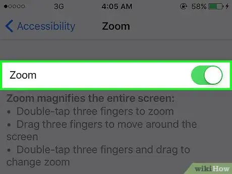 Image titled Change the Region That an iPhone Zooms Into Step 5