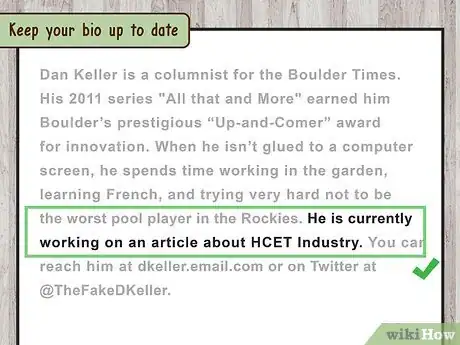 Image titled Write a Personal Bio Step 13