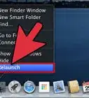 Relaunch Finder on a Mac