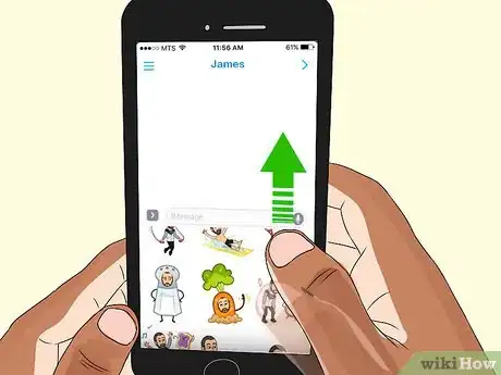 Image titled Use Bitmoji with Viber on iPhone or iPad Step 14