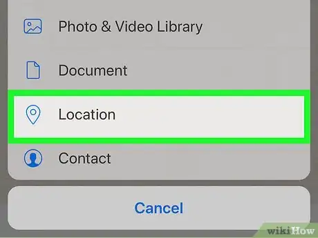 Image titled Find People's Location on WhatsApp on iPhone or iPad Step 4
