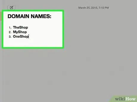 Image titled Pick a Good Domain Name for Your Website Step 2