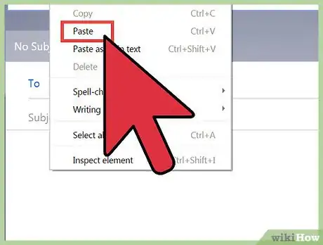 Image titled Cut and Paste in Email Step 2