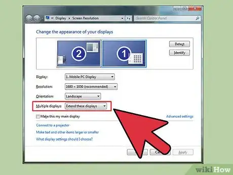 Image titled Connect Two Monitors in Windows 7 Step 8