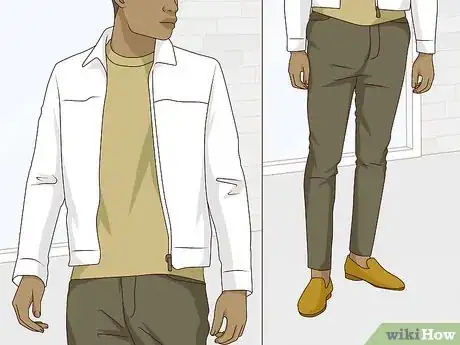 Image titled Style a White Leather Jacket Step 4