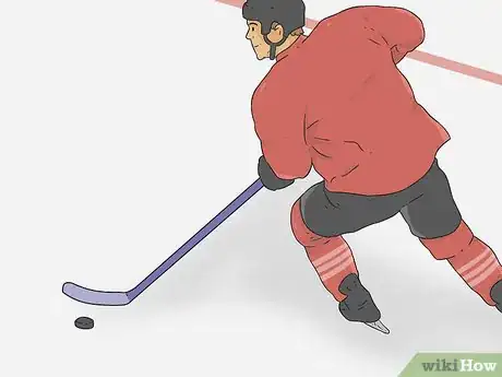 Image titled Take a Slapshot in Ice Hockey Step 1
