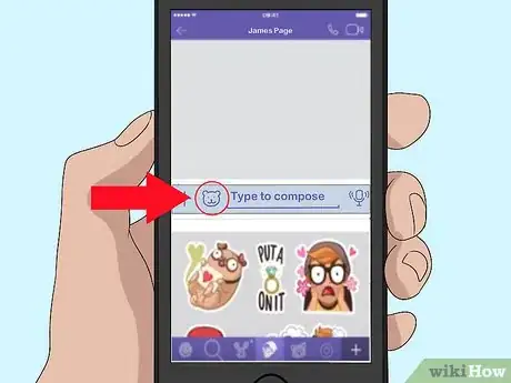 Image titled Use Bitmoji with Viber on iPhone or iPad Step 11