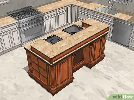 Image titled Decorate a Kitchen Island Step 1