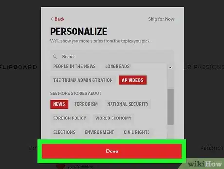 Image titled Create a Flipboard Account on PC or Mac Step 7