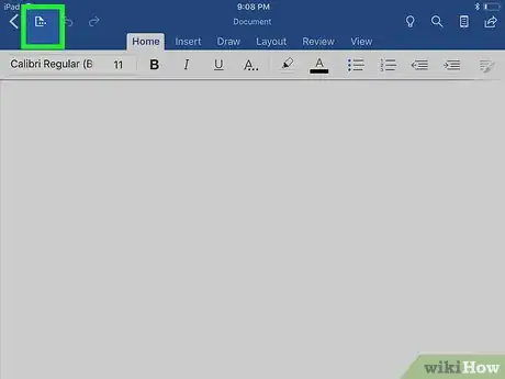 Image titled Print in Black and White on Word on iPhone or iPad Step 3