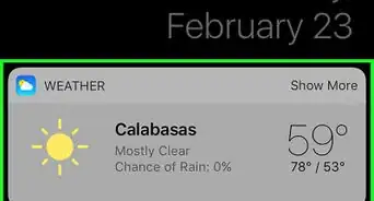 Get the Weather on Your iPhone's Lock Screen