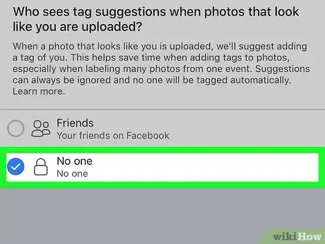 Image titled Not Get Tagged on Facebook on an iPhone or iPad Step 11