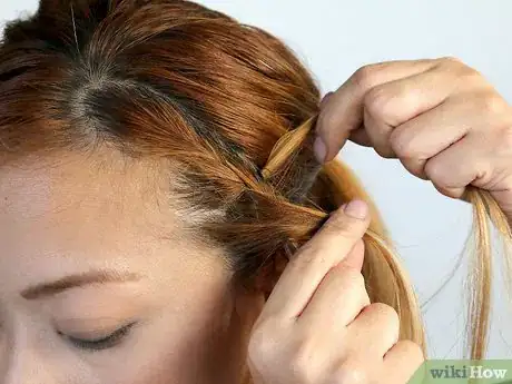Image titled Do a French Braid Headband Step 7