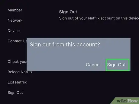 Image titled Log Out of Netflix on TV Step 5