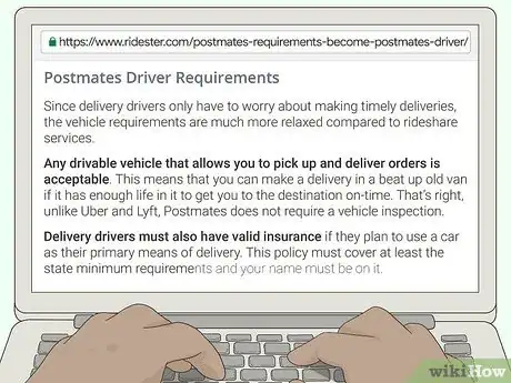 Image titled Drive for Postmates Step 2