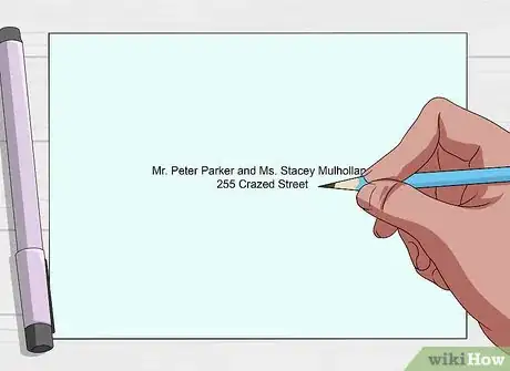 Image titled Address Save the Date Cards for a Wedding Step 3