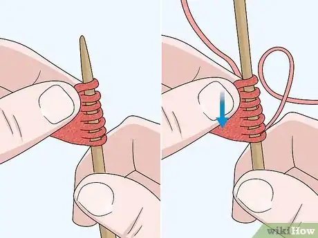 Image titled Knit Jewelry with Yarn Step 3
