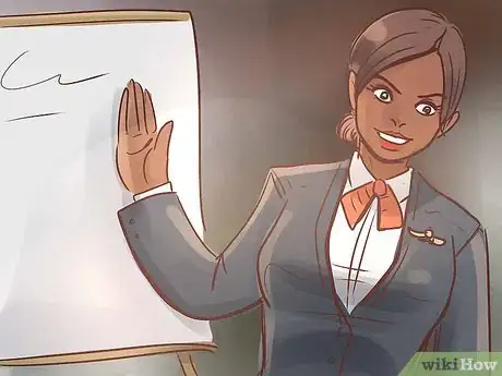Image titled Become A Corporate Flight Attendant Step 4
