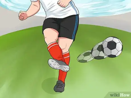 Image titled Half Volley a Soccer Ball Step 10
