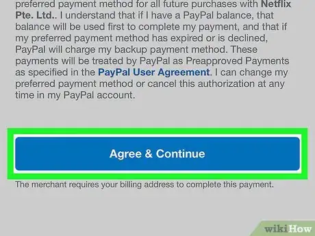 Image titled Pay for Netflix with PayPal Step 16