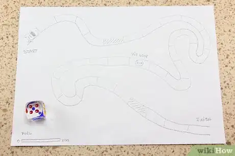 Image titled Make a Paper Board Game (Car Racing) Step 8