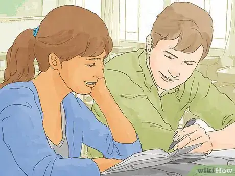 Image titled Act Around a Guy You Think Likes You Step 1