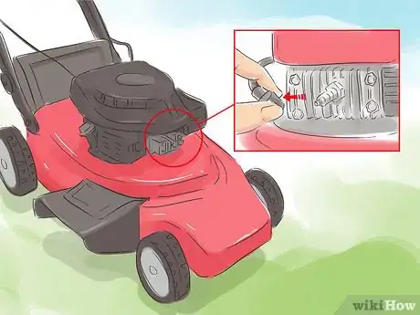 Image titled Prepare a Gas Powered Lawnmower Step 2