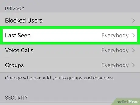 Image titled Hide Last Seen on Telegram on iPhone or iPad Step 4