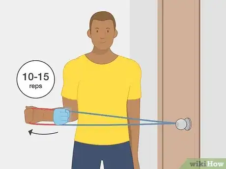 Image titled Stretch Your Rotator Cuff with a Band Step 3