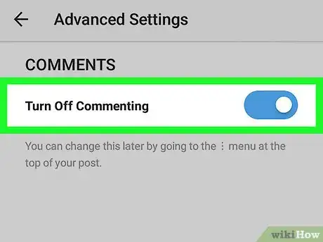 Image titled Disable Comments on Instagram on Android Step 11
