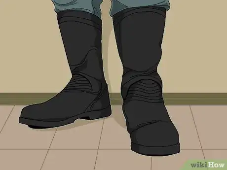 Image titled Wear Biker Boots Step 3