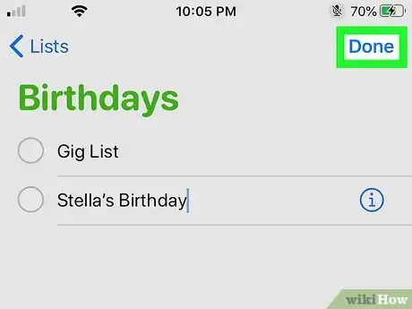 Image titled Use Reminders on iPhone or iPad Step 4