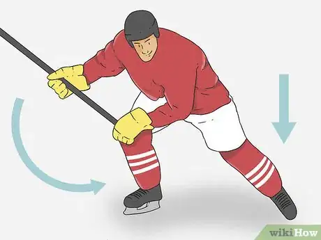 Image titled Take a Slapshot in Ice Hockey Step 7