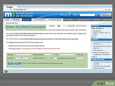 Image titled Report Sales Tax Step 7